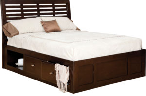 park avenue collection bed w/ drawers