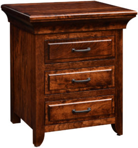 marcella collection 3 drawer nightstand