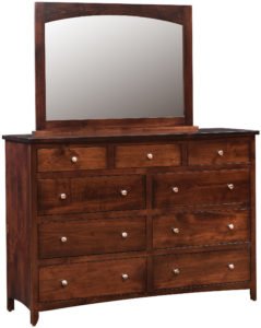 roxbury collection mule dresser w/ mirror