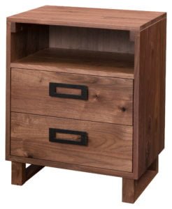 odessa collection 2 drawer nightstand