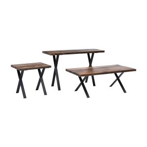 pilgrim occasional tables with x base